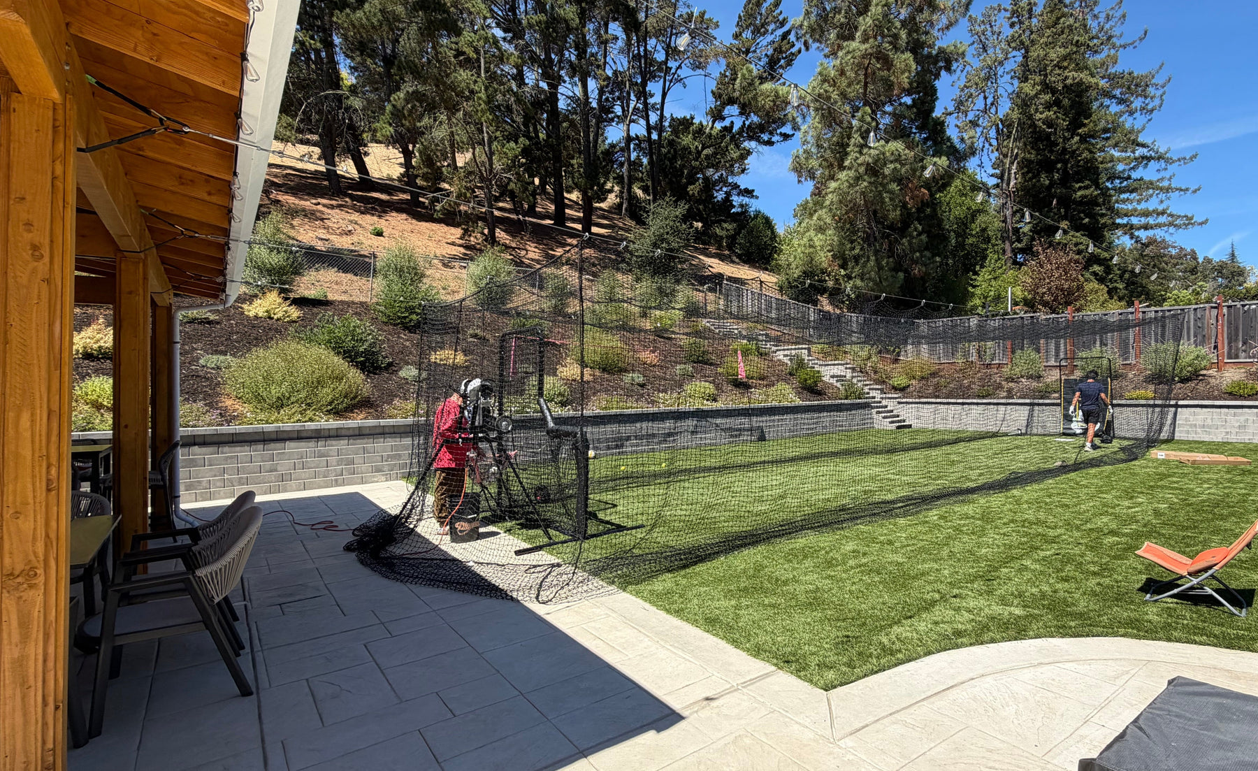 The "Wife Approved" Backyard Batting Cage