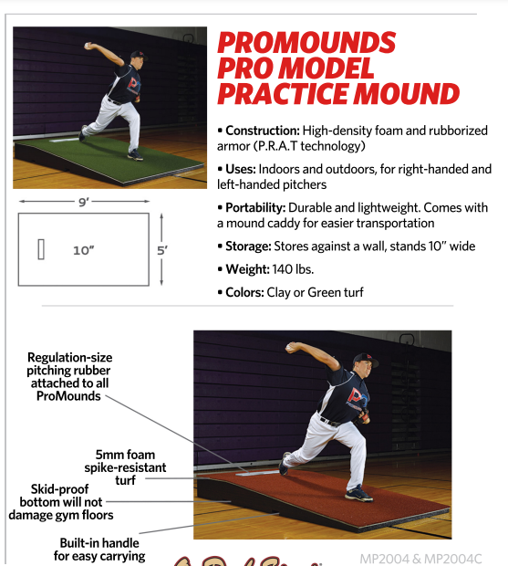 ProMounds Pro Model Practice Pitching Mound