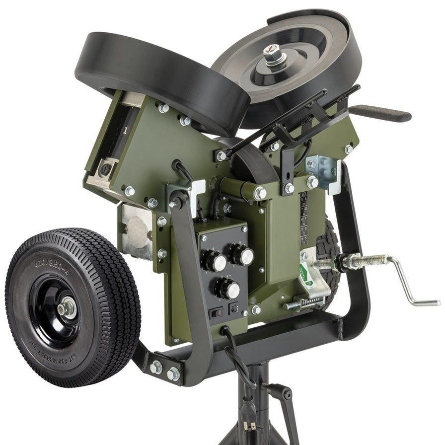 ATEC M3X 2.0 3-Wheel Baseball Pitching Machine on Tripod | HittingWorld.com