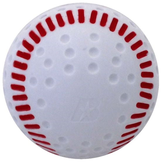 Baden White Seamed Dimple Pitching Machine Balls - Dozen