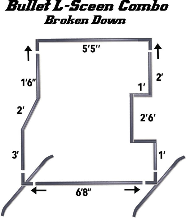 BULLET Padded L-Screen Combo