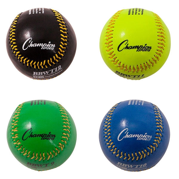 Weighted Training Baseballs Set - pack of 4