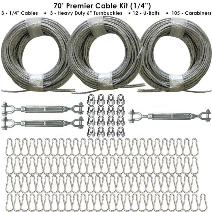 Cimarron Premier 1/4" Cable Kit