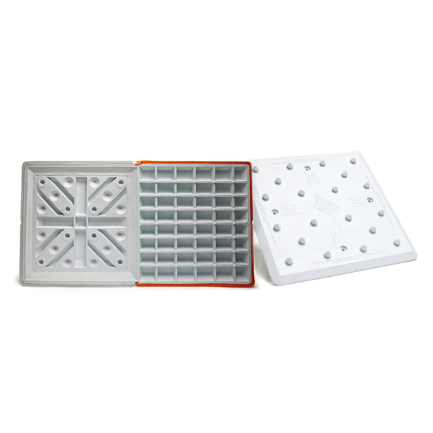 Rogers BreakAway Double First Base With Base Plate – Orange
