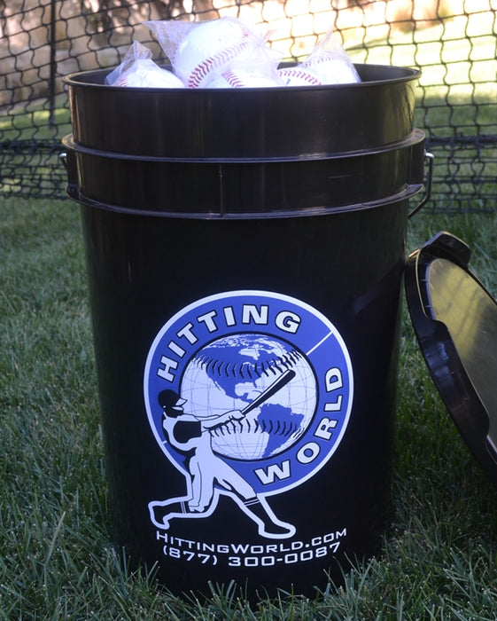 Padded Bucket with 4 Dozen Practice Balls