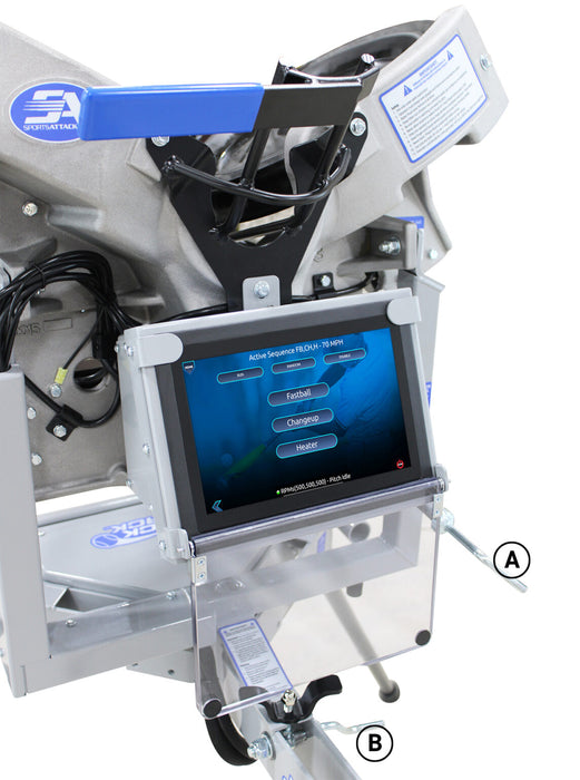 I-HACK ATTACK 3-Wheel TouchScreen Baseball Pitching Machine