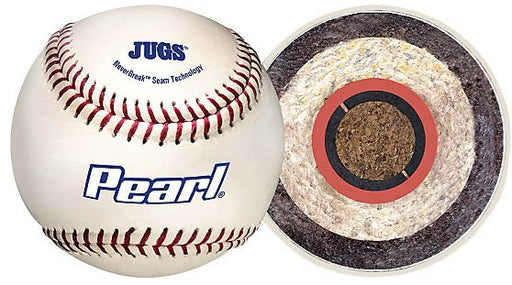 JUGS Pearl Leather Baseballs - Dozen