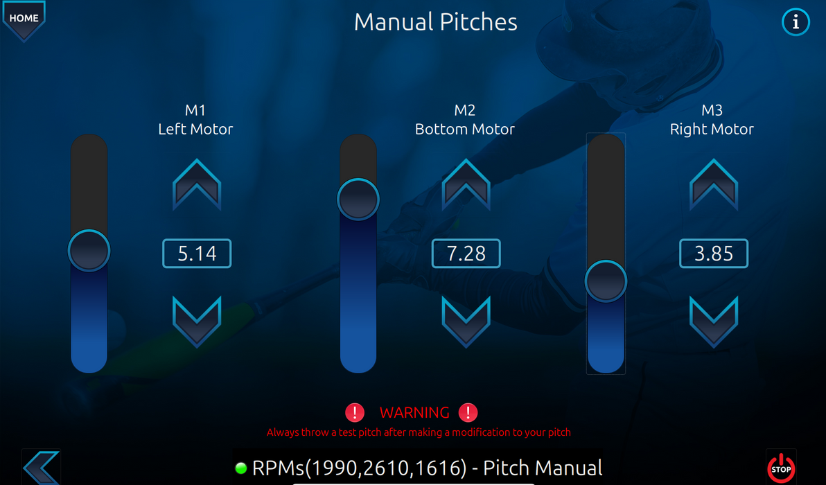 I-HACK ATTACK 3-Wheel TouchScreen Baseball Pitching Machine