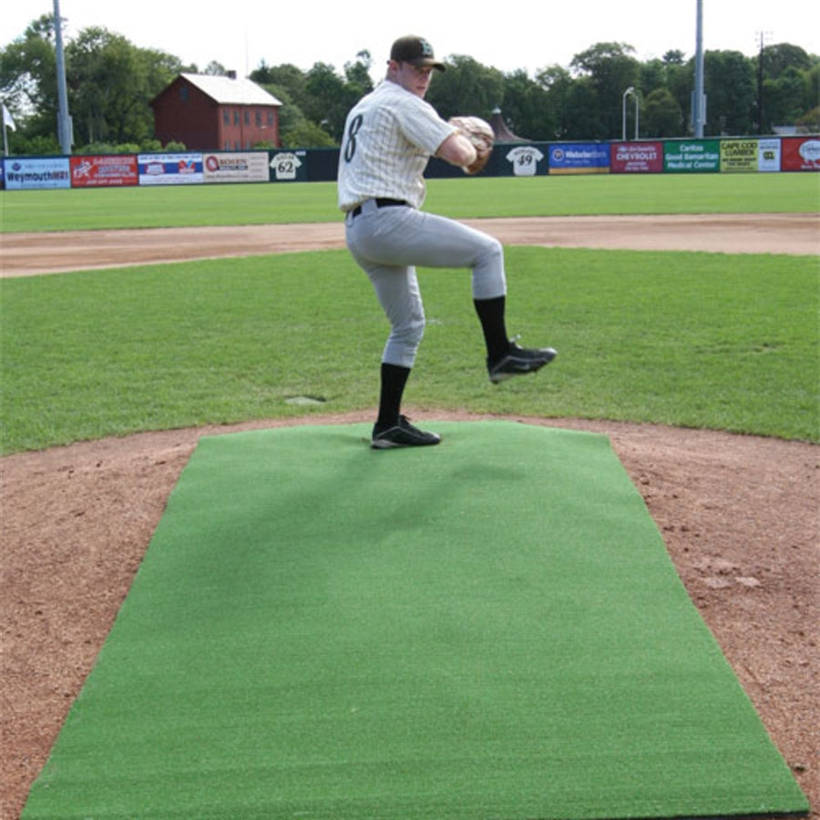 4' x 12' Premium Green Turf Pitching Mat | HittingWorld.com