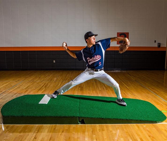 Portolite Full Wind Up Indoor / Outdoor Practice Pitching Mound ...
