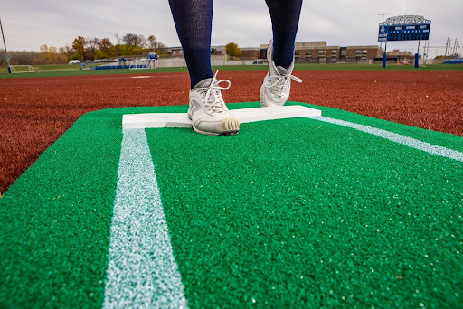 Portolite Ultimate Spiked Softball Practice Mat