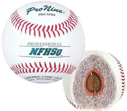 Pro Nine PRO NFHS Official Game Baseballs - Dozen | HittingWorld.com