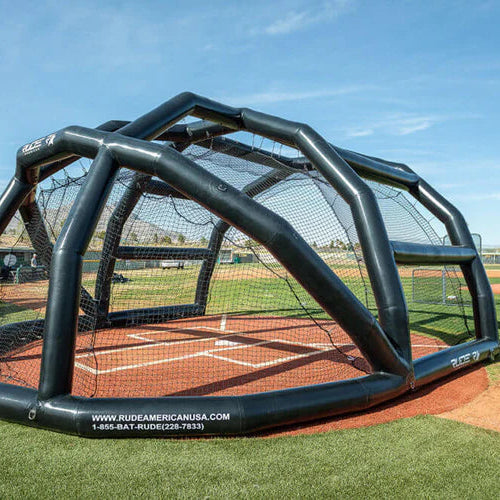 Rude American Inflatable PRO Turtle Backstop (20W x 13H x 22L)