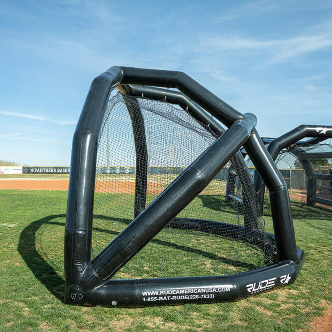 Rude American Inflatable Turtle Backstop (18.6W x 12H x 12L)
