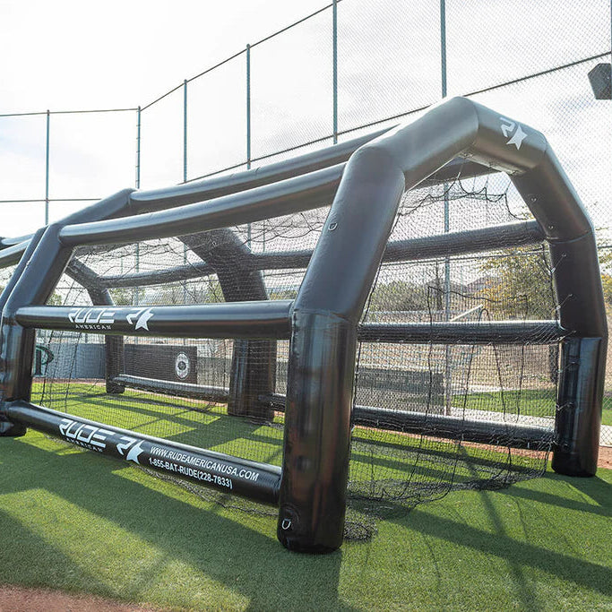Rude American Inflatable Batting Cage