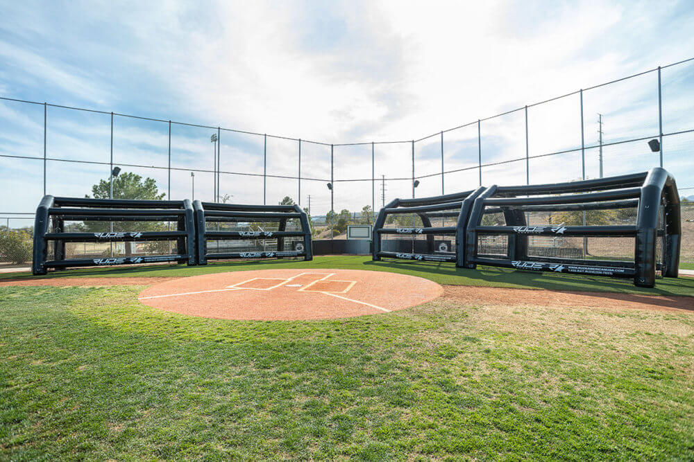 Rude American Inflatable Batting Cage