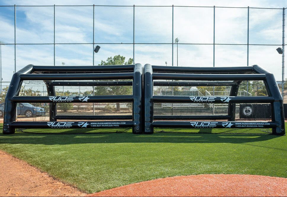 Rude American Inflatable Batting Cage