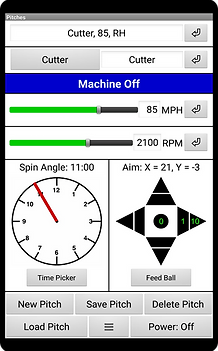 Spinball Wizard iPitch Smart 3-Wheel Pitching Machine