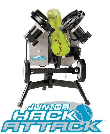 JUNIOR HACK ATTACK 3-Wheel Softball Pitching Machine