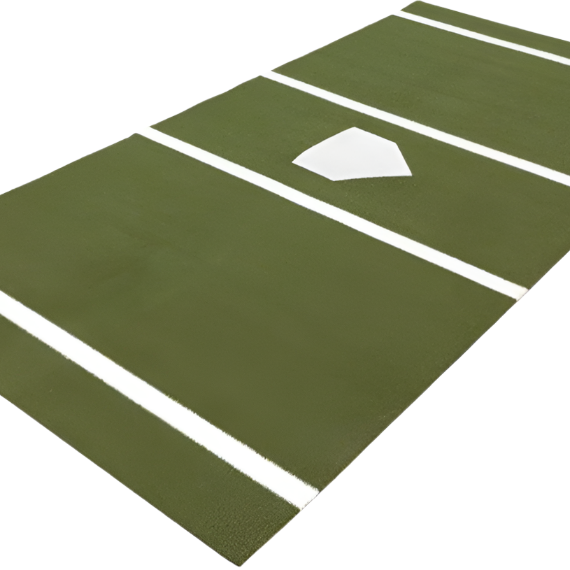 SporTurf 6' x 12' Home Plate / Batter's Box Baseball Stance Mats