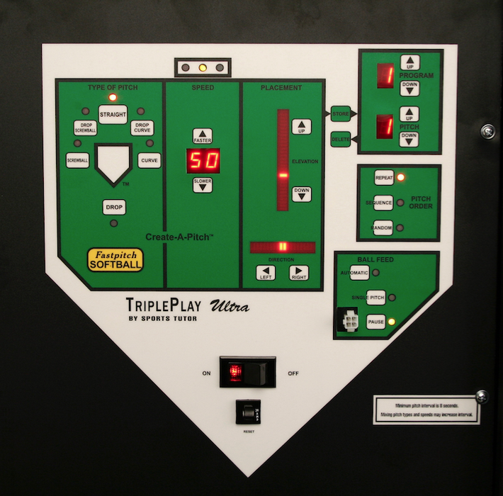 Triple Play ULTRA Programmable Softball Pitching Machine