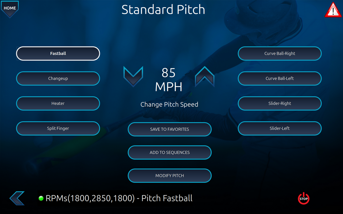 ELITE eHACK ATTACK Programmable 3-Wheel Baseball Pitching Machine