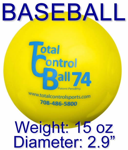 TCB Total Control BASEBALL Weighted Batting Balls