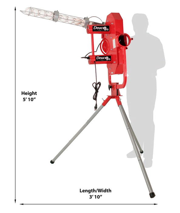 Heater Deuce 95MPH 2 Wheel Pitching Machine