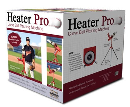 Heater Pro Curve Baseball Pitching Machine w/ Ball Feeder