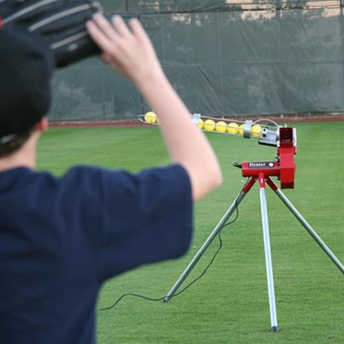 Heater Baseball Pitching Machine w/ Ball Feeder