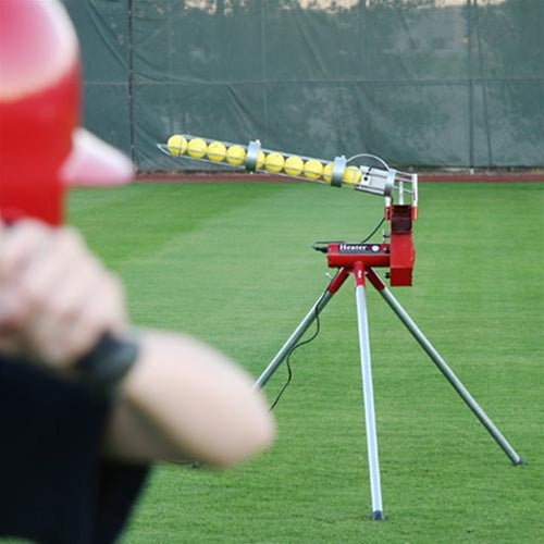 Heater Softball Pitching Machine w/ Ball Feeder