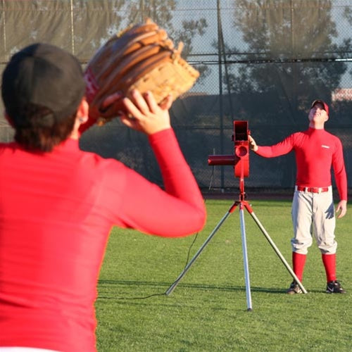 Heater Softball Pitching Machine w/ Ball Feeder