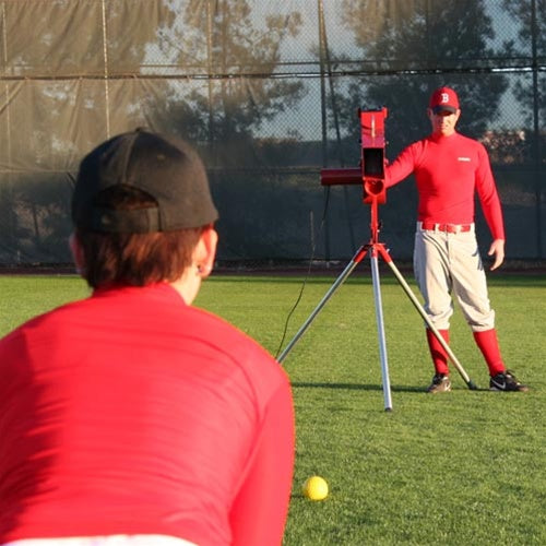 Heater Softball Pitching Machine w/ Ball Feeder