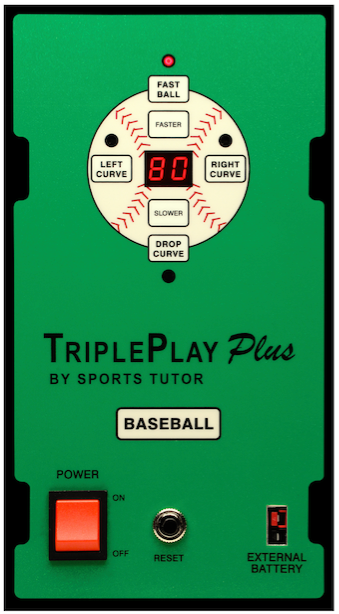 Triple Play PLUS 3-Wheel Baseball Pitching Machine