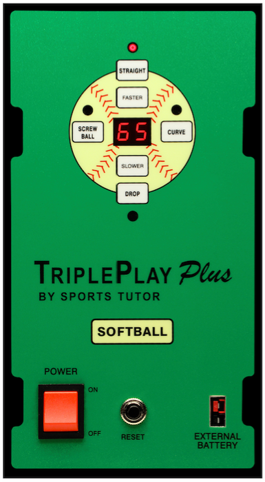 Triple Play PLUS 3-Wheel Softball Pitching Machine