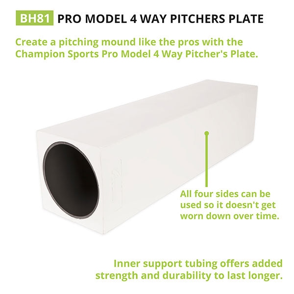 Champion Pro Model 4-Way Pitching Rubber