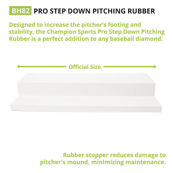 Champion Pro Step Down Pitching Rubber