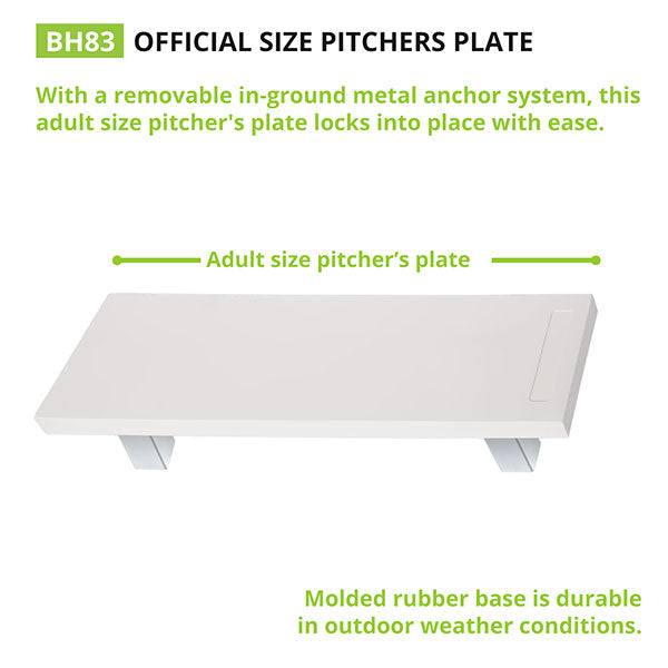 Champion Anchor Style Pitcher's Plate