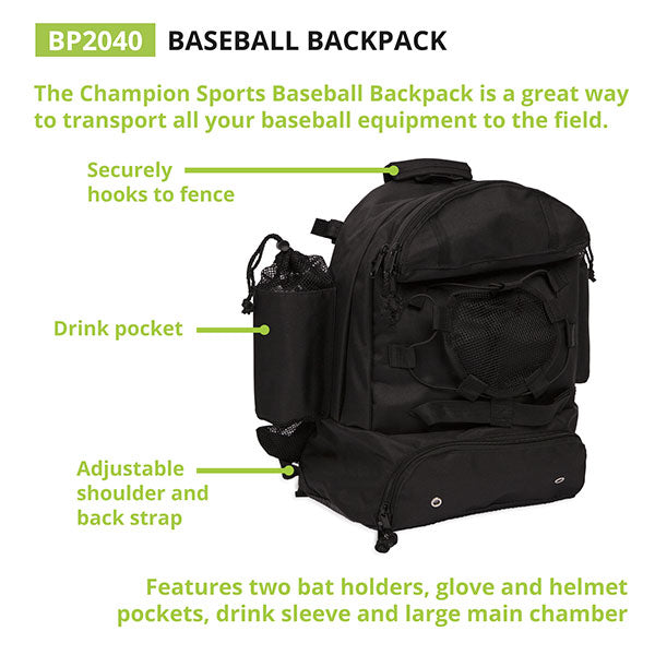 Champion Baseball Backpack