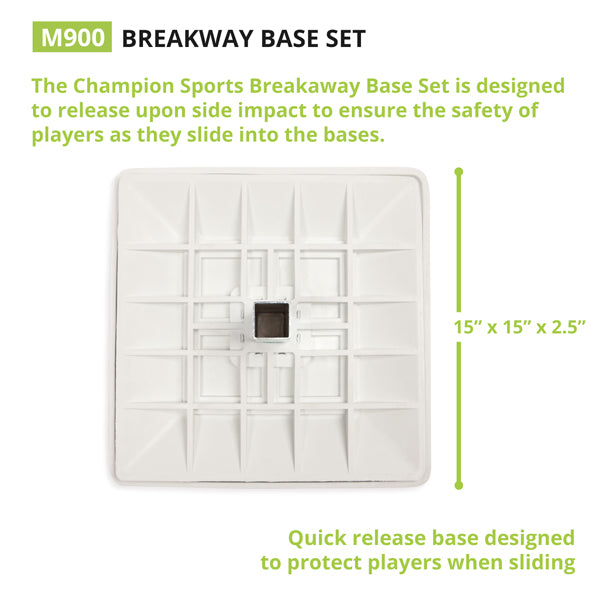 Champion Breakaway Bases - Set of 3