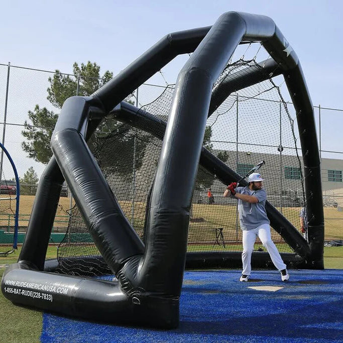 Rude American Inflatable Turtle Backstop (18.6W x 12H x 12L)